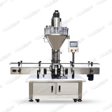 Automatic jar production line powder filling machine